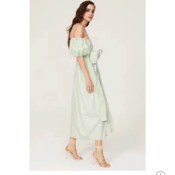 🔥 Mint green Cecilie Bahnsen bow gown 2 - Picture 2 of 4